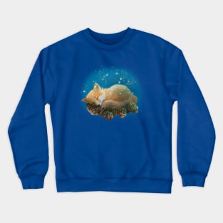 Little fox sleeping Crewneck Sweatshirt